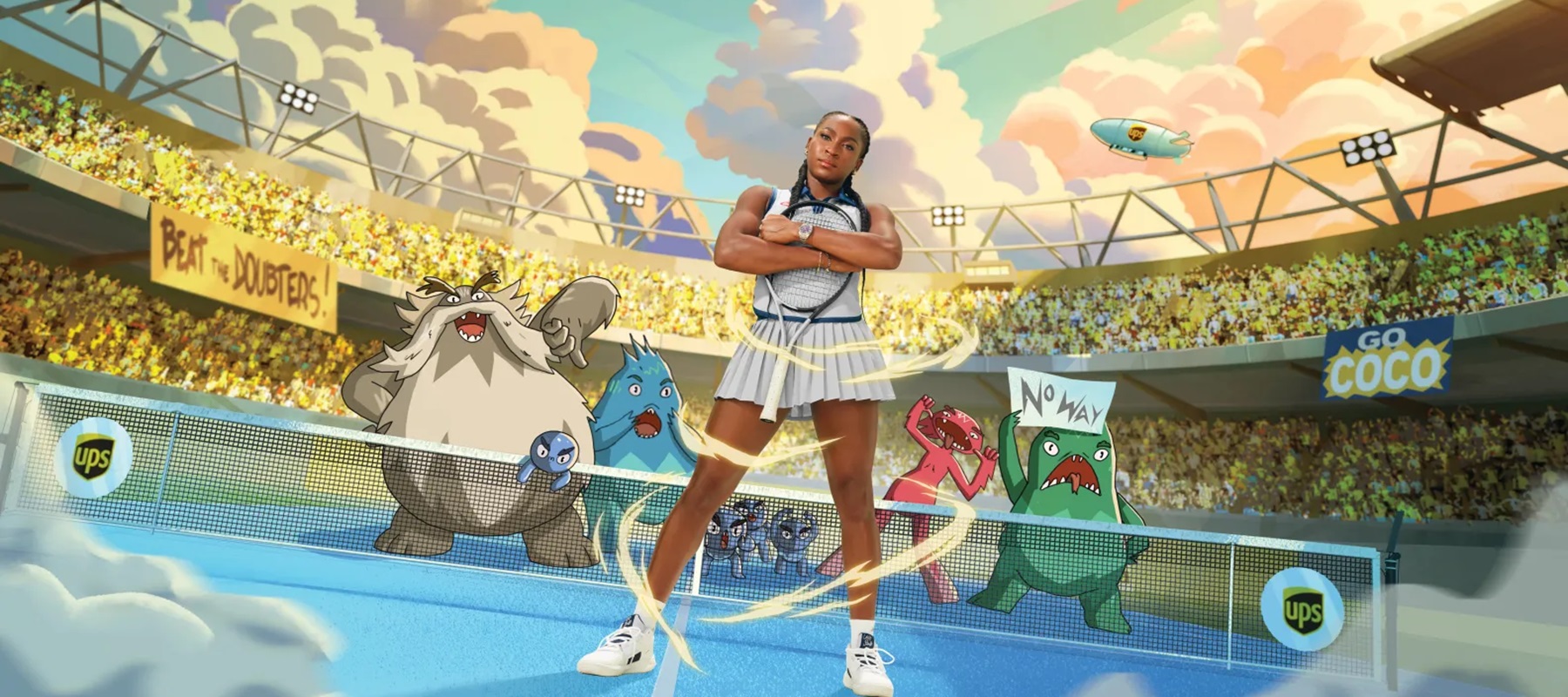 UPS and tennis phenom unveil campaign to inspire the next generation of small businesses